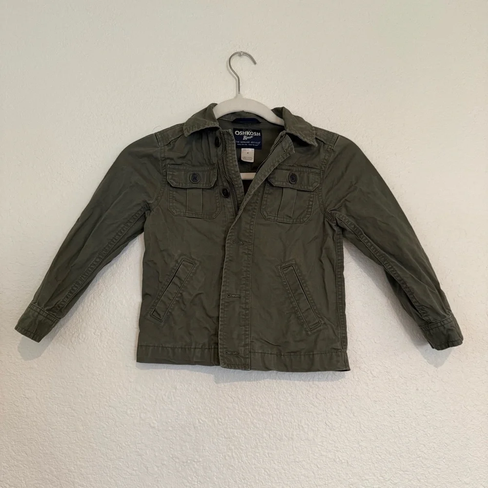 Oshkosh boy military jacket